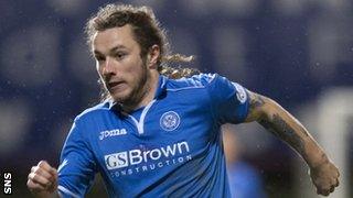 St Johnstone striker Stevie May