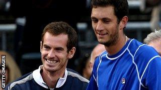 Andy Murray and James Ward