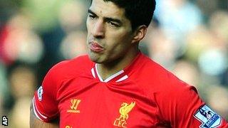 Liverpool striker Luis Suarez