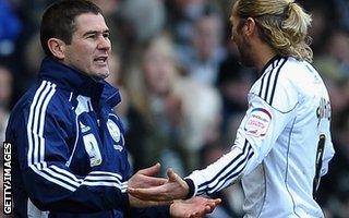 Nigel Clough and Robbie Savage