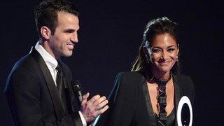 Cesc Fabregas and Nicole Scherzinger