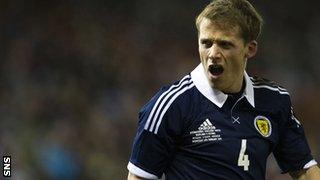 Scotland defender Christophe Berra