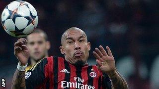 AC Milan midfielder Nigel de Jong spent three-and-a-half seasons at Man City