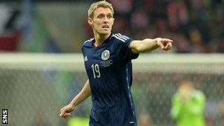 Scotland midfielder Darren Fletcher