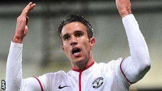 Manchester United striker Robin van Persie