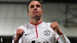 Manchester United forward Robin van Persie