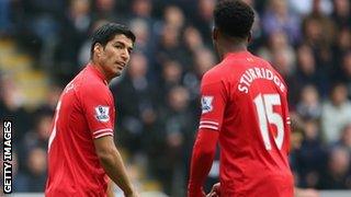 Daniel Sturridge and Luis Suarez