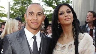 Lewis Hamilton and Nicole Scherzinger