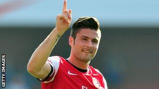 Arsenal striker Olivier Giroud