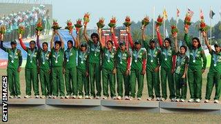 The Bangladesh team