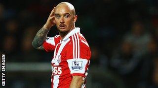 Stoke City midfielder Stephen Ireland