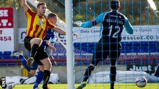 Billy McKay heads Inverness in front against Partick Thistle, ending a run of six games without a goal.