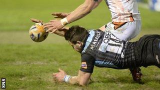 Tommy Seymour scores the winning try