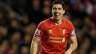 Liverpool striker Luis Suarez