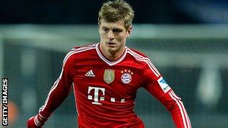 Bayern Munich midfielder Toni Kroos