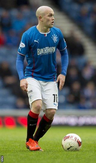 Rangers midfielder Nicky Law