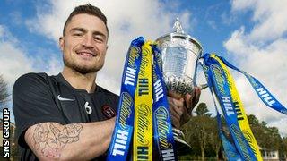 Dundee United midfielder Paul Paton