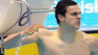 James Guy wins the British Championships 400m freestyle