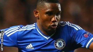 Chelsea striker Samuel Eto'o