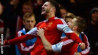 Adam Lallana (left) and Luke Shaw