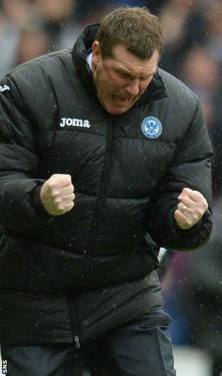 St Johnstone manager Tommy Wright