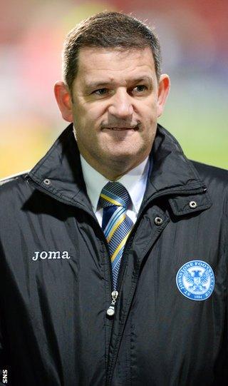 St Johnstone chairman Steve Brown