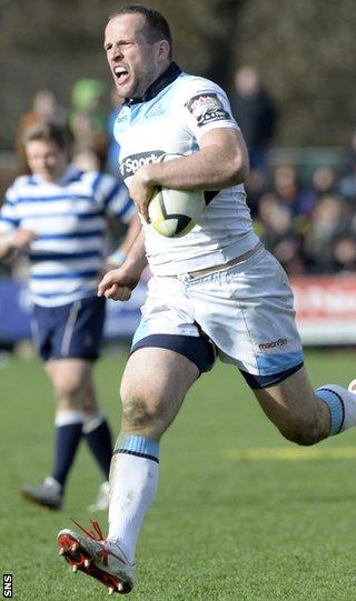 Glasgow Warriors forward James Eddie