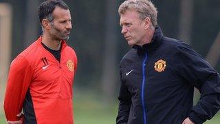 Ryan Giggs and David Moyes