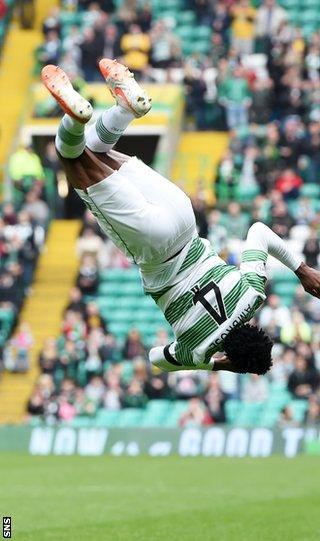 Efe Ambrose celebration