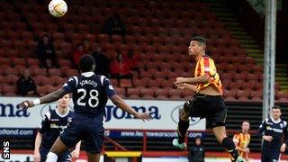 Lyle Taylor heads home as Thistle reduce the deficit