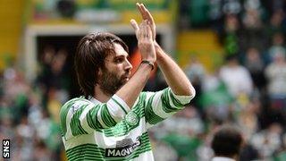 Celtic striker Georgios Samaras