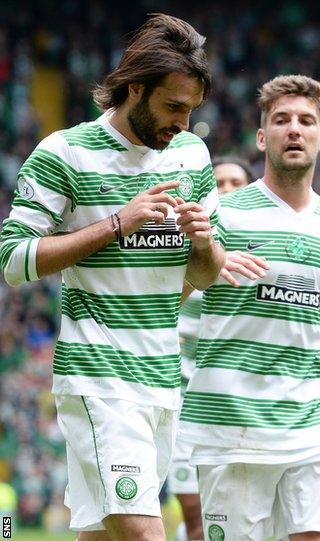 Celtic striker Georgios Samaras