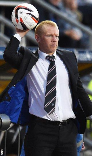 Falkirk manager Gary Holt