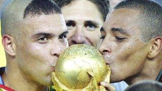 Brazil win the 2002 World Cup