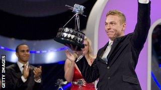 Sir Chris Hoy won the prize in 2008 after winning three gold medals at the Beijing Olympics