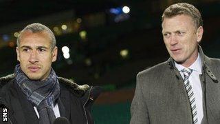 Henrik Larsson and David Moyes