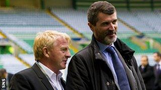 Gordon Strachan and Roy Keane