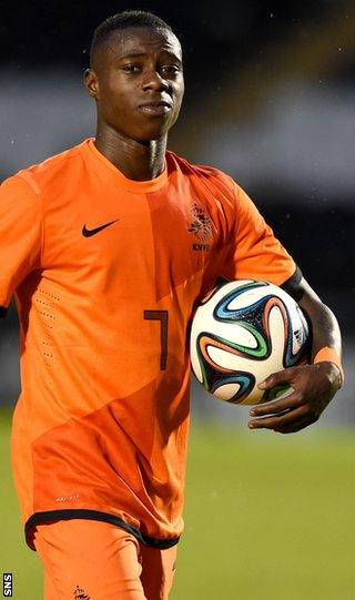 Netherlands Under-21 striker Quincy Promes