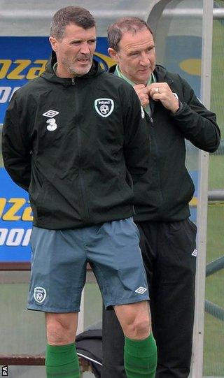 Roy Keane and Martin O'Neill