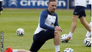 Franck Ribery of France