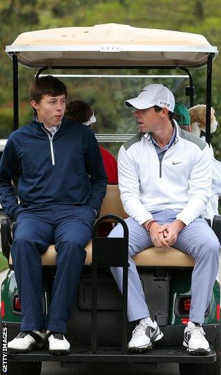 Matthew Fitzpatrick and Rory McIlroy