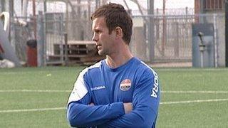 Ronny Deila on the training field