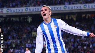 Real Sociedad and France winger Antoine Griezmann