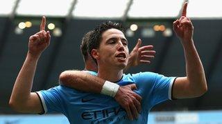 Manchester City midfielder Samir Nasri