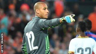 Ghana goalkeeper Adam Larsen Kwarasey