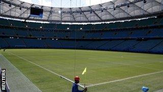 Arena Fonte Nova stadium where Netherlands will play Spain at the 2014 World Cup.