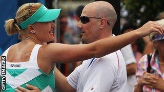 Elena Baltacha and Nino Severino