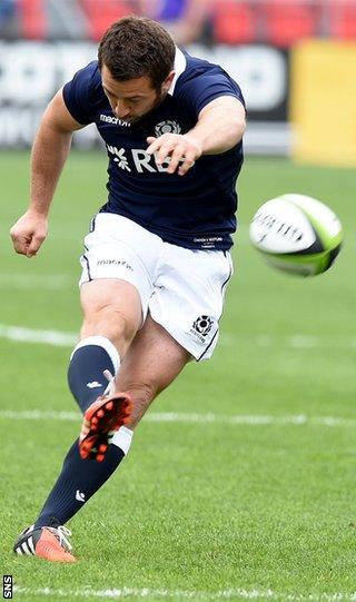 Greig Laidlaw's kicking proved crucial for the Scots