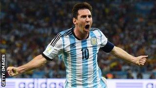 Argentina forward Lionel Messi