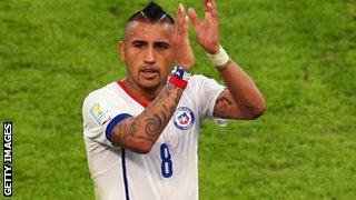 Arturo Vidal of Chile